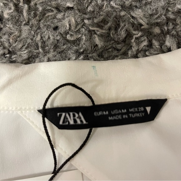 NWT cream / white Zara dress - Picture 4 of 6